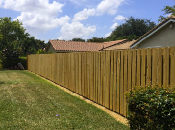 wooden fence installation coral springs