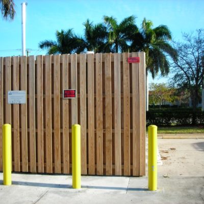 commercial wood fences